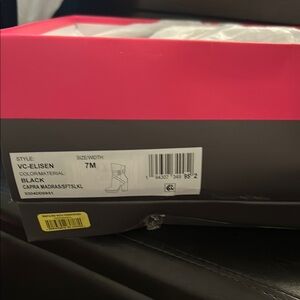 SOLD....Vince Camuto Black Combat & Moto Boots